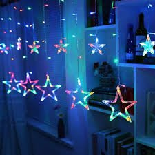 DesiDiya Star LED Curtain Lights